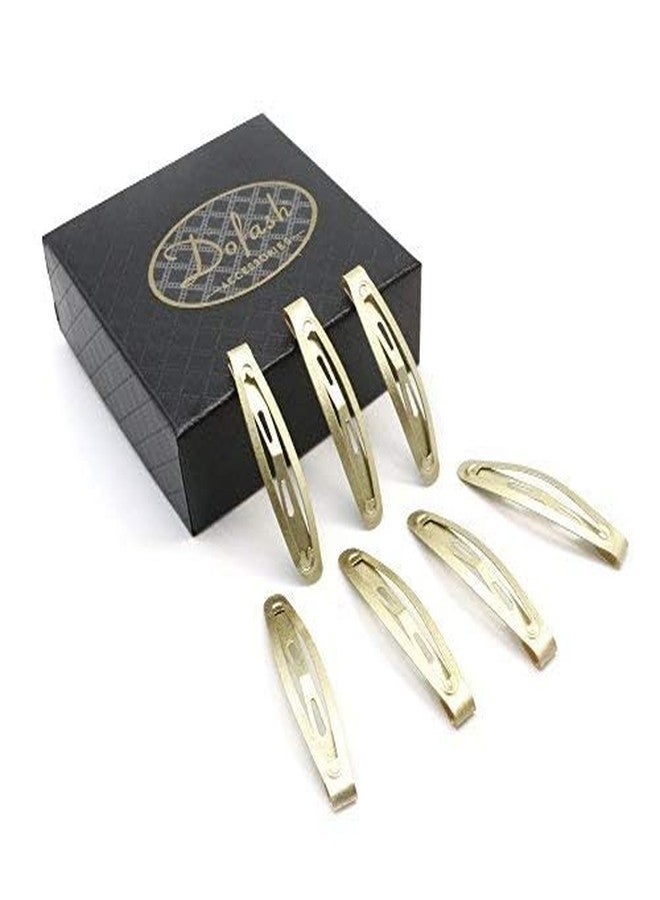 دوفاش مجموعة دوفاش من 20 قطعة، 4.5 سم/1.77 بوصة، مشابك شعر صغيرة رفيعة بلون أشقر، إكسسوارات شعر للنساء ذوات الشعر الخفيف - Image 2